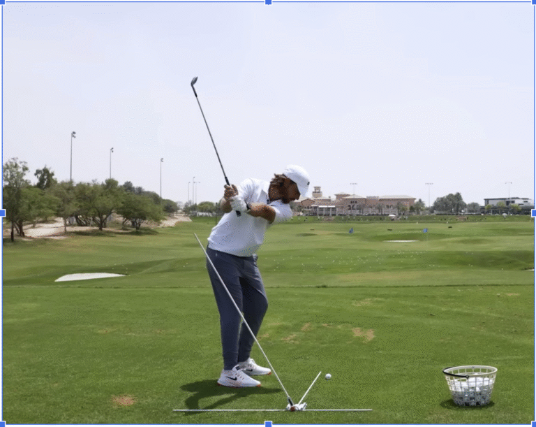 Tommy Fleetwood using Swingplane Perfector