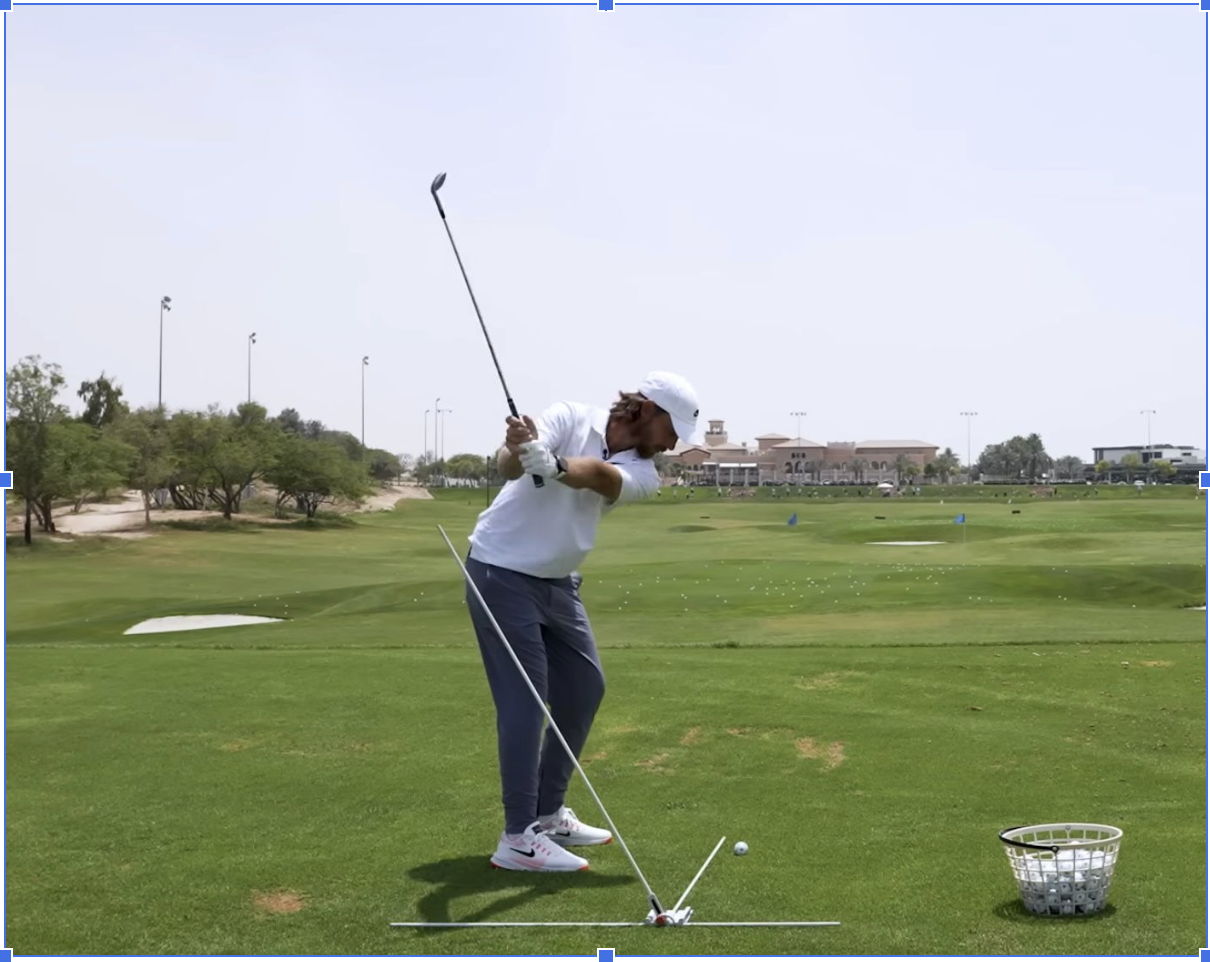Tommy Fleetwood using Swingplane Perfector